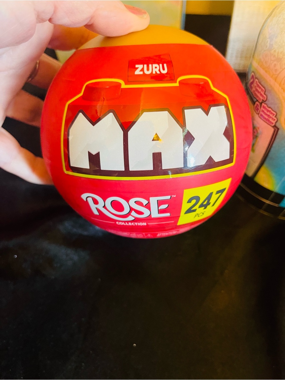 NWT ZURU MAX Rose 24/7 Collectible Surprise Ball - Red and Yellow